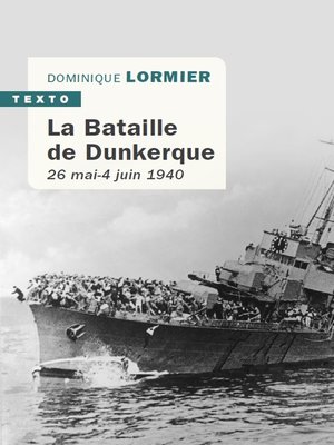 cover image of La Bataille de Dunkerque 26 mai-4 juin 1940